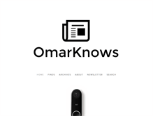 Tablet Screenshot of omar.shahine.com